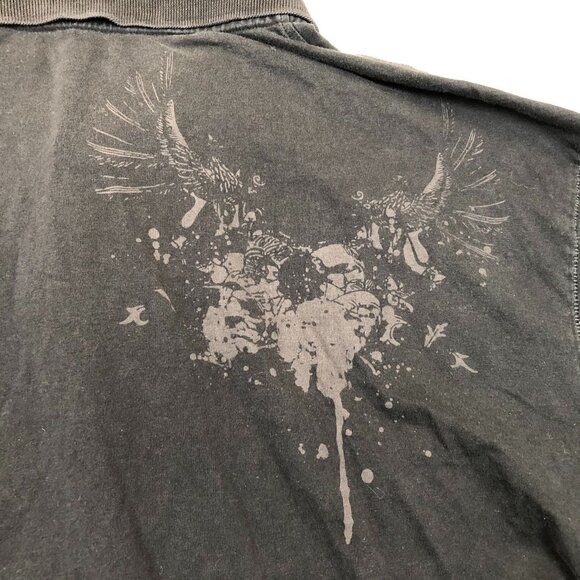 Blue Pronto Uomo Mens Polo Shirt Size XXL Short Sleeve Pullover Casual Black - Picture 7 of 9